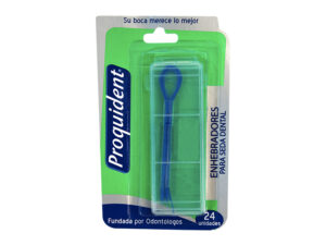 Enhebrador para seda dental